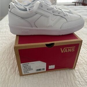 Vans White Lowland Sneakers